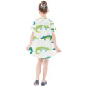 Cute-cartoon-alligator-kids-seamless-pattern-with-green-nahd-drawn-crocodiles Kids  Smock Dress View2