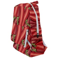 Seamless-chili-pepper-pattern Travelers  Backpack by uniart180623