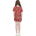 Seamless-chili-pepper-pattern Kids  Tee And Sports Shorts Set View2