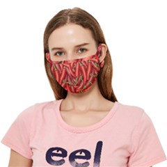 Seamless-chili-pepper-pattern Crease Cloth Face Mask (adult) by uniart180623