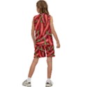 Seamless-chili-pepper-pattern Kids  Basketball Mesh Set View4