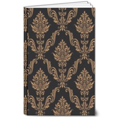 Vintage-pattern 8  X 10  Softcover Notebook by uniart180623