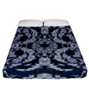 Cobalt Grey Arabesque Fitted Sheet (California King Size) View1