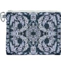 Cobalt Grey Arabesque Canvas Cosmetic Bag (XXXL) View1