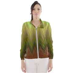 Zig Zag Chevron Classic Pattern Women s Windbreaker