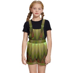 Zig Zag Chevron Classic Pattern Kids  Short Overalls by Celenk