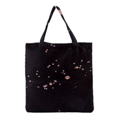 Abstract Rose Gold Glitter Background Grocery Tote Bag by artworkshop