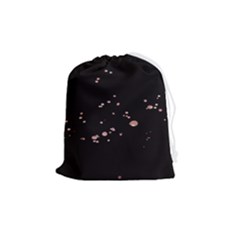 Abstract Rose Gold Glitter Background Drawstring Pouch (medium) by artworkshop