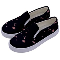 Abstract Rose Gold Glitter Background Kids  Canvas Slip Ons by artworkshop