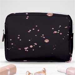 Abstract Rose Gold Glitter Background Make Up Pouch (medium) by artworkshop