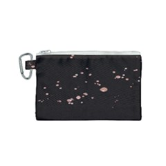 Abstract Rose Gold Glitter Background Canvas Cosmetic Bag (small) by artworkshop