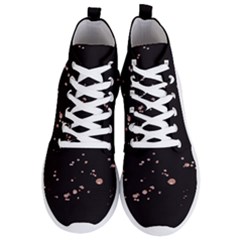 Abstract Rose Gold Glitter Background Men s Lightweight High Top Sneakers by artworkshop