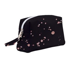 Abstract Rose Gold Glitter Background Wristlet Pouch Bag (medium) by artworkshop