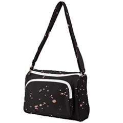 Abstract Rose Gold Glitter Background Front Pocket Crossbody Bag by artworkshop