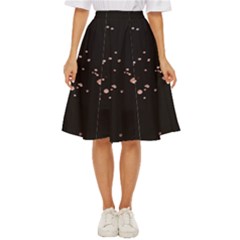 Abstract Rose Gold Glitter Background Classic Short Skirt by artworkshop