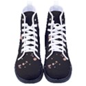 Abstract Rose Gold Glitter Background Men s High-Top Canvas Sneakers View1