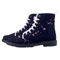 Abstract Rose Gold Glitter Background Men s High-Top Canvas Sneakers View2