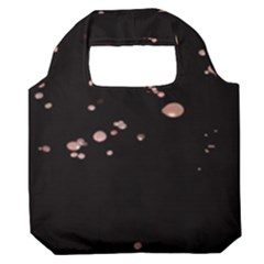 Abstract Rose Gold Glitter Background Premium Foldable Grocery Recycle Bag by artworkshop