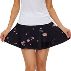 Abstract Rose Gold Glitter Background Women s Skort