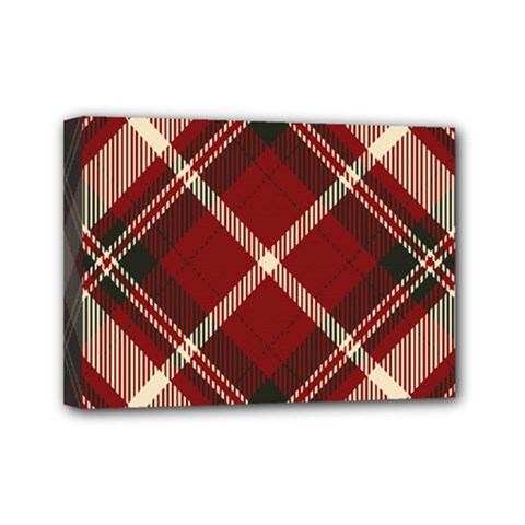 Tartan-scotland-seamless-plaid-pattern-vector-retro-background-fabric-vintage-check-color-square-geo Mini Canvas 7  X 5  (stretched) by uniart180623