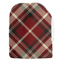 Tartan-scotland-seamless-plaid-pattern-vector-retro-background-fabric-vintage-check-color-square-geo Drawstring Pouch (3xl) by uniart180623