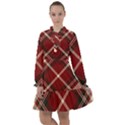 Tartan-scotland-seamless-plaid-pattern-vector-retro-background-fabric-vintage-check-color-square-geo All Frills Chiffon Dress View1