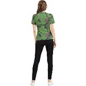 Seamless-pattern-with-hand-drawn-guelder-rose-branches Women s Short Sleeve Rash Guard View2