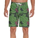 Seamless-pattern-with-hand-drawn-guelder-rose-branches Men s Beach Shorts View1