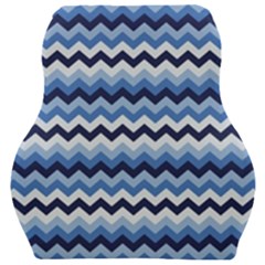 Zigzag-pattern-seamless-zig-zag-background-color Car Seat Velour Cushion  by uniart180623