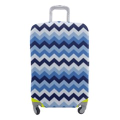 Zigzag-pattern-seamless-zig-zag-background-color Luggage Cover (small) by uniart180623