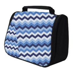 Zigzag-pattern-seamless-zig-zag-background-color Full Print Travel Pouch (small) by uniart180623