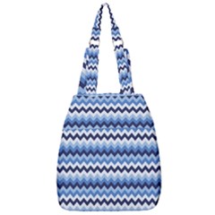 Zigzag-pattern-seamless-zig-zag-background-color Center Zip Backpack by uniart180623