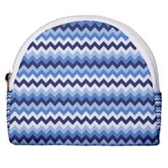 Zigzag-pattern-seamless-zig-zag-background-color Horseshoe Style Canvas Pouch by uniart180623