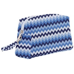 Zigzag-pattern-seamless-zig-zag-background-color Wristlet Pouch Bag (large) by uniart180623