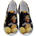 Embroidery-blossoming-lemons-butterfly-seamless-pattern Men s Lightweight Slip Ons View1