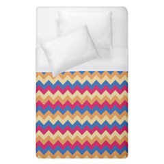 Zigzag-pattern-seamless-zig-zag-background-color Duvet Cover (single Size)