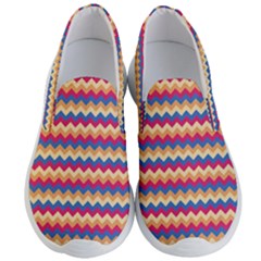 Zigzag-pattern-seamless-zig-zag-background-color Men s Lightweight Slip Ons by uniart180623