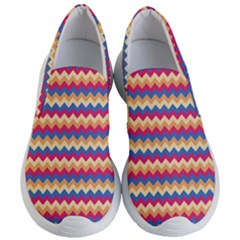 Zigzag-pattern-seamless-zig-zag-background-color Women s Lightweight Slip Ons by uniart180623