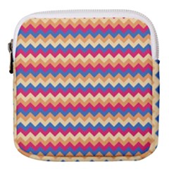 Zigzag-pattern-seamless-zig-zag-background-color Mini Square Pouch by uniart180623