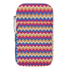 Zigzag-pattern-seamless-zig-zag-background-color Waist Pouch (small) by uniart180623