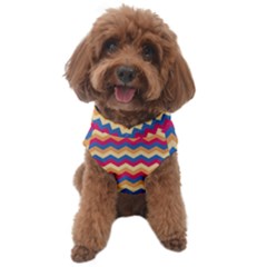 Zigzag-pattern-seamless-zig-zag-background-color Dog Sweater by uniart180623