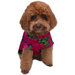 Seamless-pattern-with-colorful-bush-roses Dog T-shirt