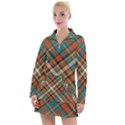 Tartan-scotland-seamless-plaid-pattern-vector-retro-background-fabric-vintage-check-color-square-geo Women s Long Sleeve Casual Dress View1