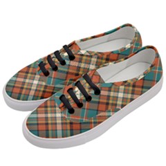 Tartan-scotland-seamless-plaid-pattern-vector-retro-background-fabric-vintage-check-color-square-geo Women s Classic Low Top Sneakers by uniart180623