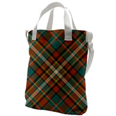 Tartan-scotland-seamless-plaid-pattern-vector-retro-background-fabric-vintage-check-color-square-geo Canvas Messenger Bag by uniart180623