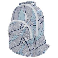 Tropical Flower Seamless Pattern Rounded Multi Pocket Backpack by uniart180623