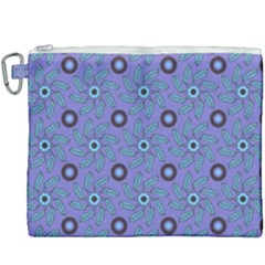 Floral-seamless-pattern Canvas Cosmetic Bag (xxxl) by uniart180623