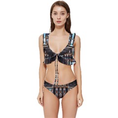 Catherine-s-palace-st-petersburg Low Cut Ruffle Edge Bikini Set by uniart180623