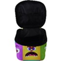 Monsters-emotions-scary-faces-masks-with-mouth-eyes-aliens-monsters-emoticon-set Make Up Travel Bag (Big) View3