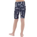 New York City Nyc Pattern Kids  Mid Length Swim Shorts View2